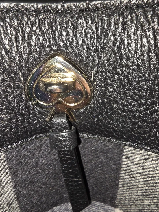 kate spade Marti Gingham Plaid Drawstring Bucket Bag - Picture 4 of 13